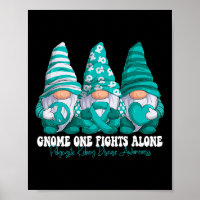 Kidney Disease Awareness Month Teal Ribbon Gnomes
