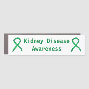 Kidney Disease Awareness Ribbon Custom Car Magnet