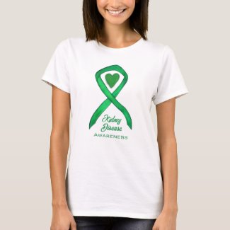 Kidney Disease Awareness Ribbon Custom Shirt Art