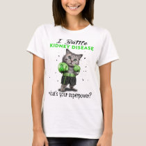 Kidney Disease Awareness Ribbon Support Gifts T-Shirt