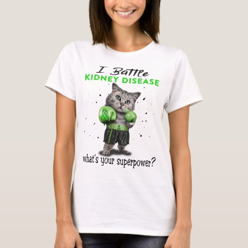 Kidney Disease Awareness Ribbon Support Gifts T_Shirt