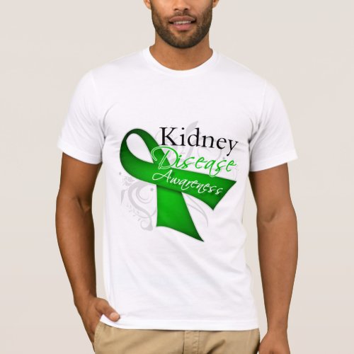 Kidney Disease Awareness Ribbon T_Shirt