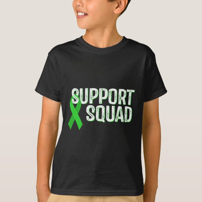 Kidney Disease Awareness Support Squad  T-Shirt (Front)