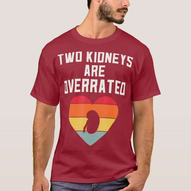 Kidney Disease Awareness Transplant Nurse Donor T-Shirt (Front)