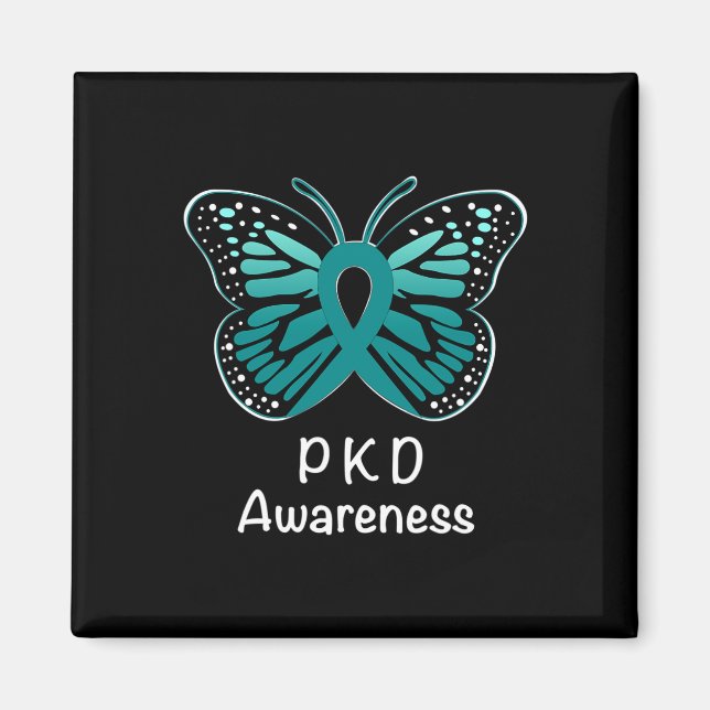 Kidney Disease Awareness Warrior Teal Ribbon  Magnet (Front)