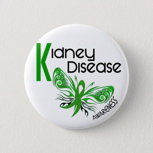 Kidney Disease BUTTERFLY 31 Button