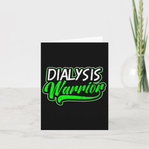 Kidney Disease Design Dialysis Warrior Gift  Card