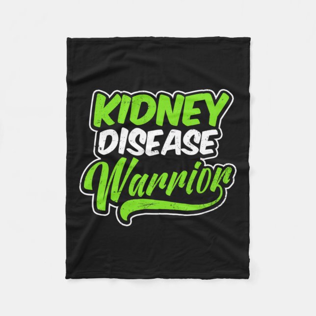 Kidney Disease Design Warrior Gift 1  Fleece Blanket (Front)