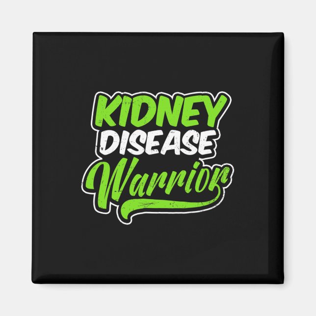 Kidney Disease Design Warrior Gift 1  Magnet (Front)
