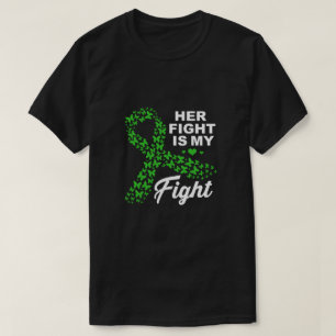 Kidney Disease Her Fight Is My Fight Butterfly T-Shirt