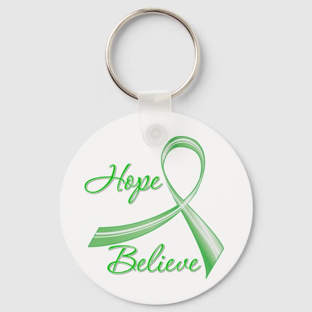 Kidney Disease -  - Hope Believe Keychain (Front)