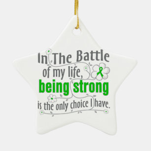 Kidney Disease In The Battle Ceramic Ornament