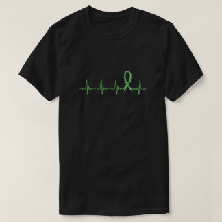 Kidney Disease Liver Cancer Awareness Green Ribbon T-Shirt