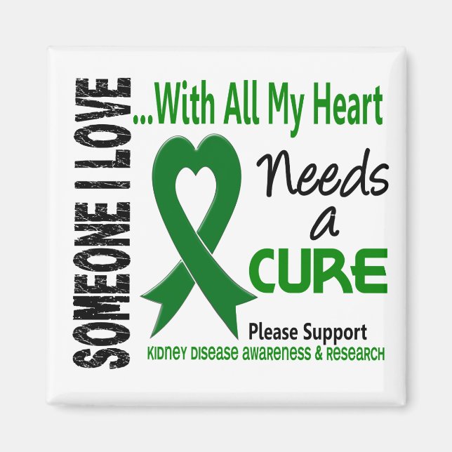 Kidney Disease Needs A Cure 3 Magnet (Front)