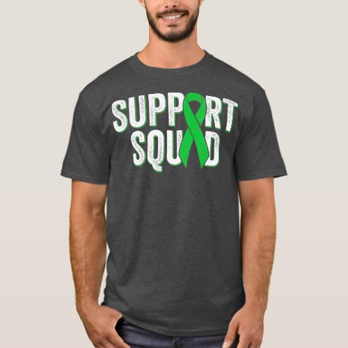 Kidney Disease Support Squad  Green Awareness T_Shirt
