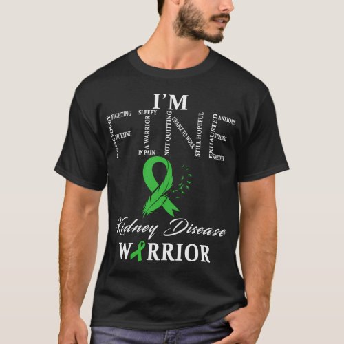 Kidney Disease Warrior IM Fine T_Shirt