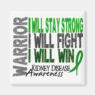 Kidney Disease Warrior Magnet