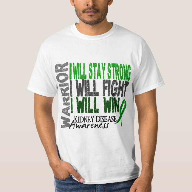 Kidney Disease Warrior T-Shirt (Front)