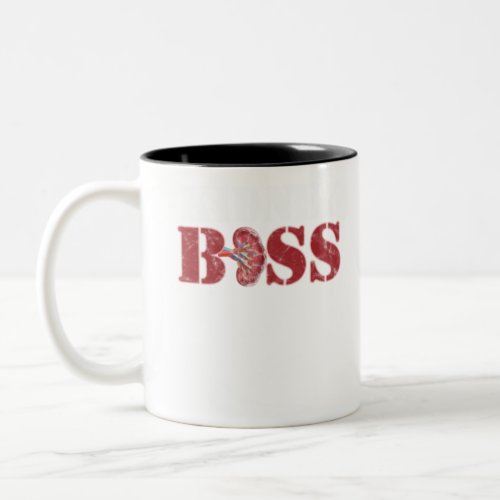 Kidney Doctor Urologist Kidney Boss Urology Two_Tone Coffee Mug