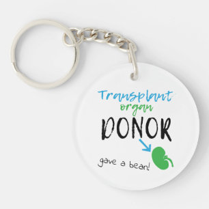 Kidney Donor Gave a Bean Keychain