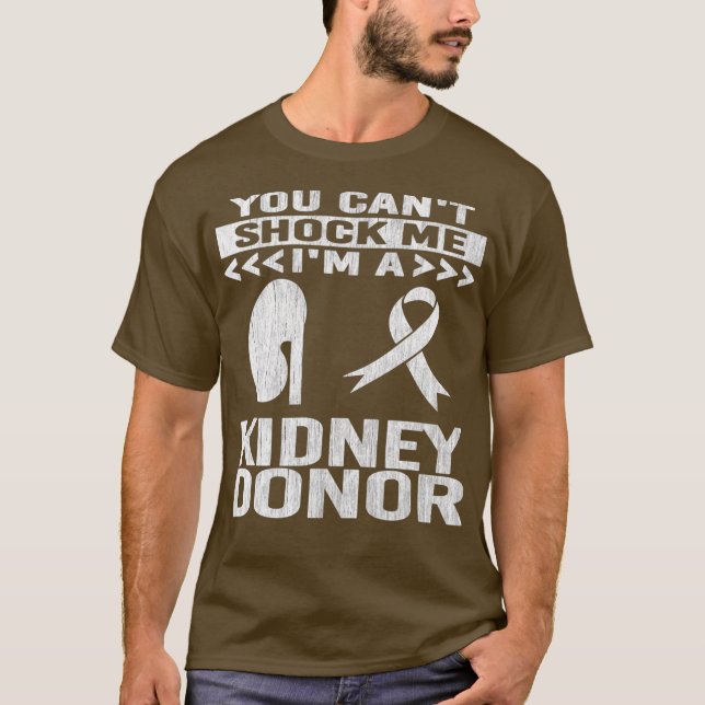 kidney donor kidney recipient dialysis donation T-Shirt (Front)