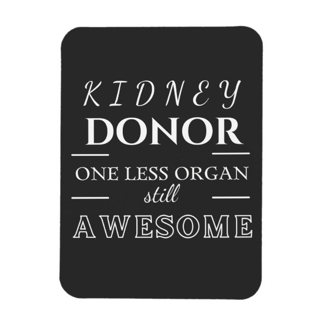Kidney Donor Thank you Magnet (Vertical)