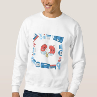 Kidney, drugs, medical sweatshirt