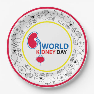 Kidney Health for Everyone Everywhere Paper Plate