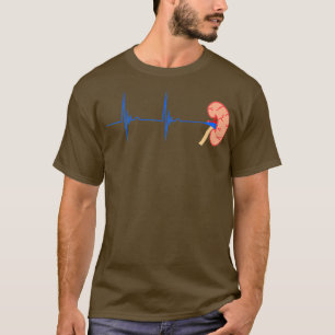 Kidney Organ Donation Heartbeat EKG Puls T-Shirt