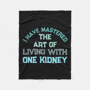 Kidney Organ Donor Transplant Dialysis Kidney Dise Fleece Blanket