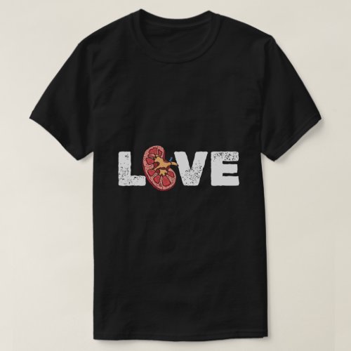 Kidney Organ Love Nephrologist T_Shirt