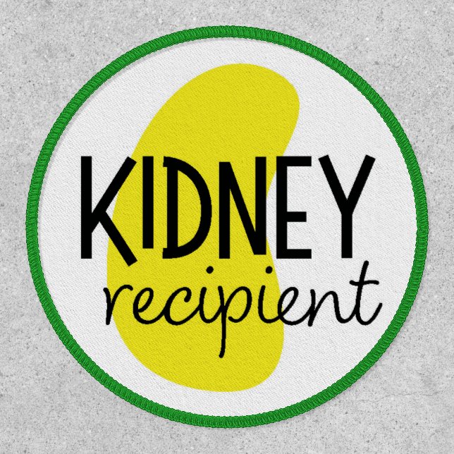 Kidney Organ Transplant Recipient Patch (Front)