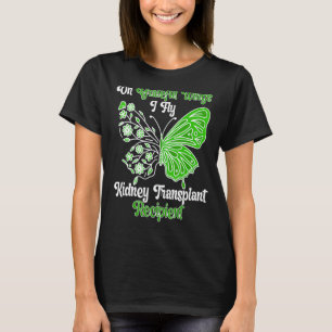 Kidney Recipient Butterfly Post Kidney Transplant  T-Shirt