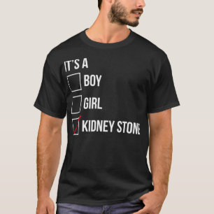 Kidney Stone Funny Checklist Gift T-Shirt