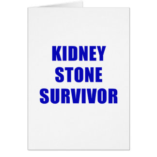Kidney Stone Survivor Cards