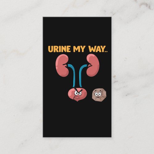 Kidney Stone Survivor Funny Surgery Recovery Humor Business Card