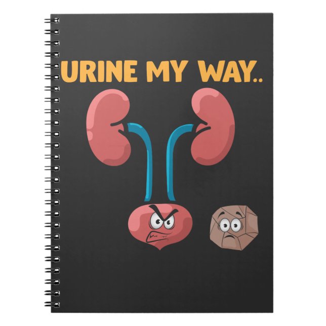 Kidney Stone Survivor Funny Surgery Recovery Humor Notebook (Front)