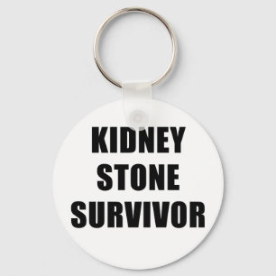 Kidney Stone Survivor Keychain