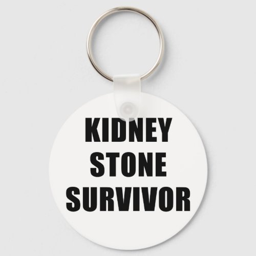 Kidney Stone Survivor Keychain