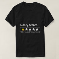 Kidney stones - not recommended - urine urination