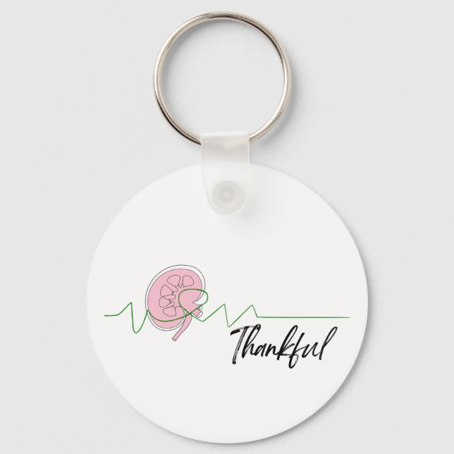 Kidney Thankful Keychain (Front)