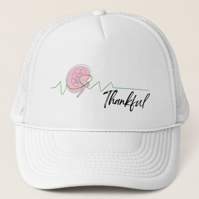 Kidney Thankful Trucker Hat (Front)