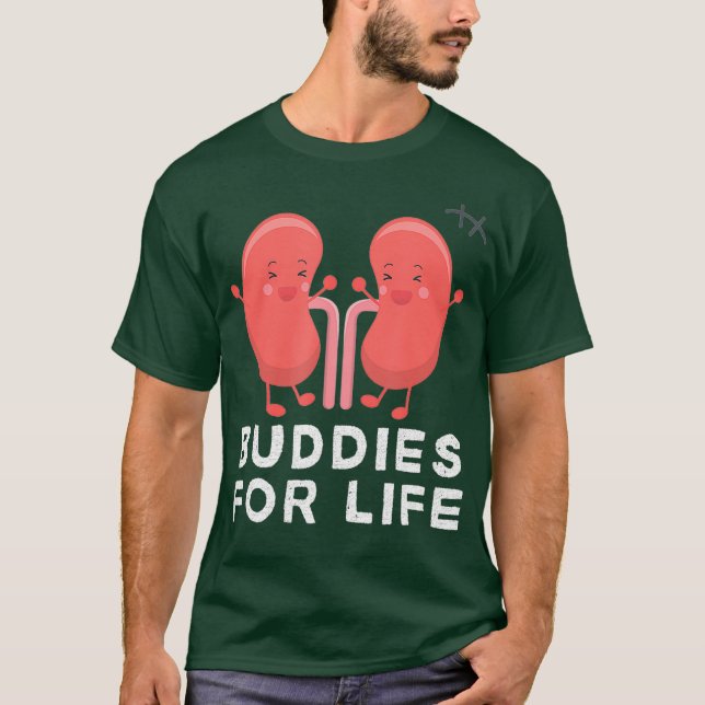 Kidney Transplant And Organ Donor Recipient T-Shirt (Front)