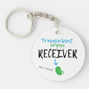 Kidney Transplant New Bean Keychain