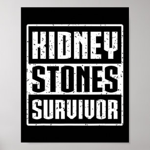 Kidney Transplant Patient - Kidney Stones Survivor Poster