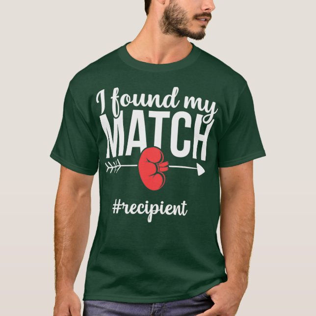 Kidney Transplant Recipient Funny Matching Gift T-Shirt (Front)
