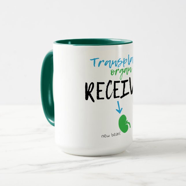 Kidney Transplant Recipient Mug (Front Left)