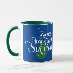 Kidney Transplant Survivor Custom Coffee Mug
