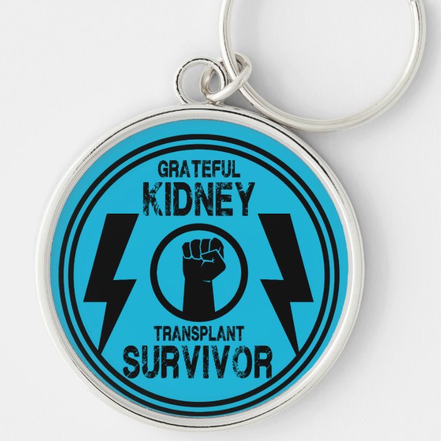 Kidney Transplant Survivor Keychain (Front)