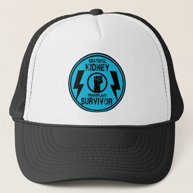 Kidney Transplant Survivor Trucker Hat (Front)